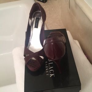 White House black market merlot shoes